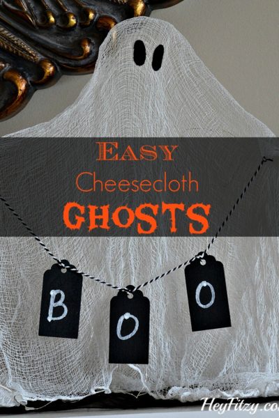 cheese cloth ghosts