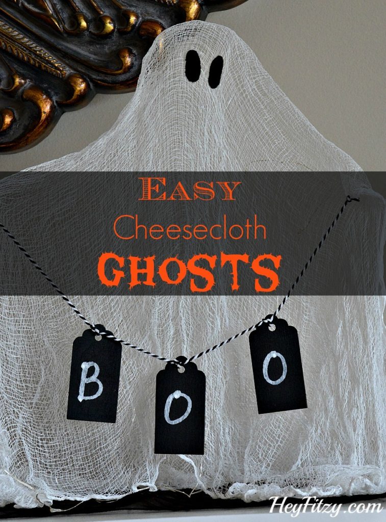 cheese cloth ghosts