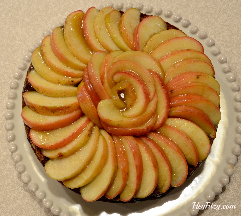 no-peel apple cake