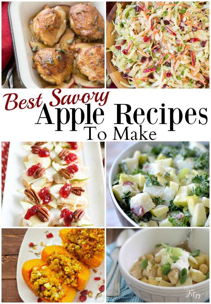 Savory Apple Recipe Round Up Hey Fitzy 3590