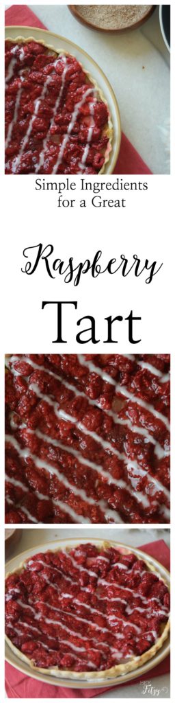 great raspberry tart that looks fancy but is easy to make