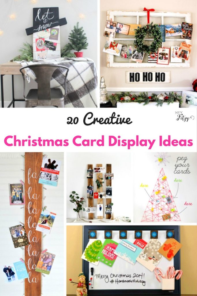 20 Creative Ways To Display Your Christmas Cards Hey Fitzy   Christmas Card Display 683x1024 