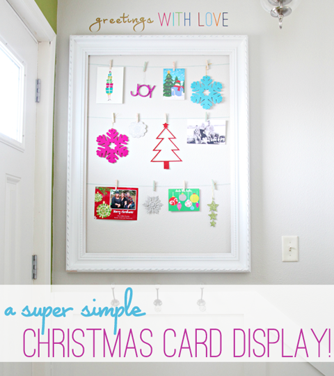 20 Creative Ways To Display Your Christmas Cards   Sample2 