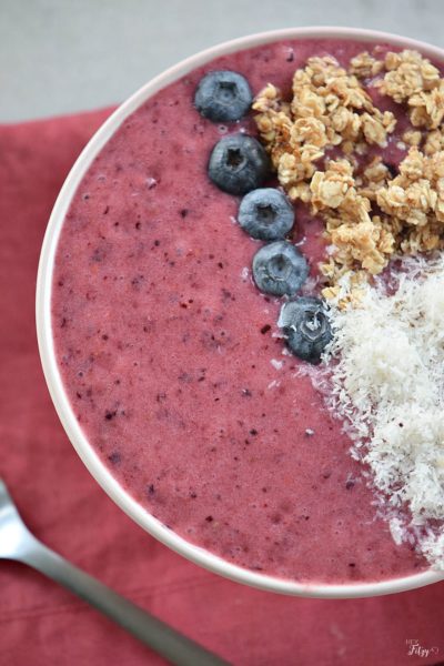 blueberry coconut smoothie
