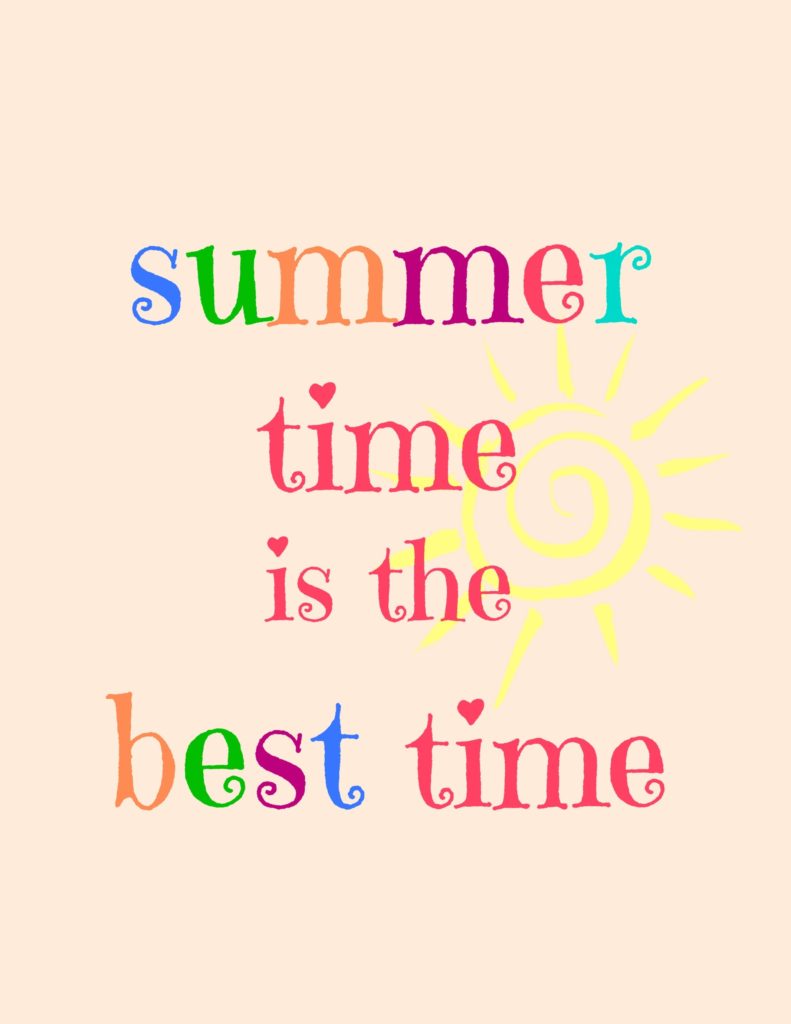 Summer Time Printables