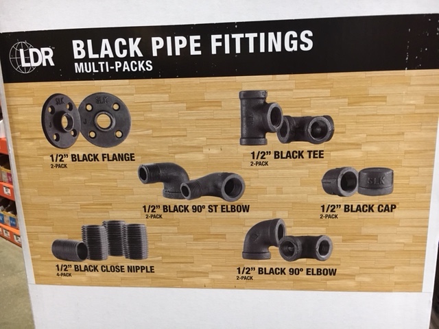 industrial pipe shelf